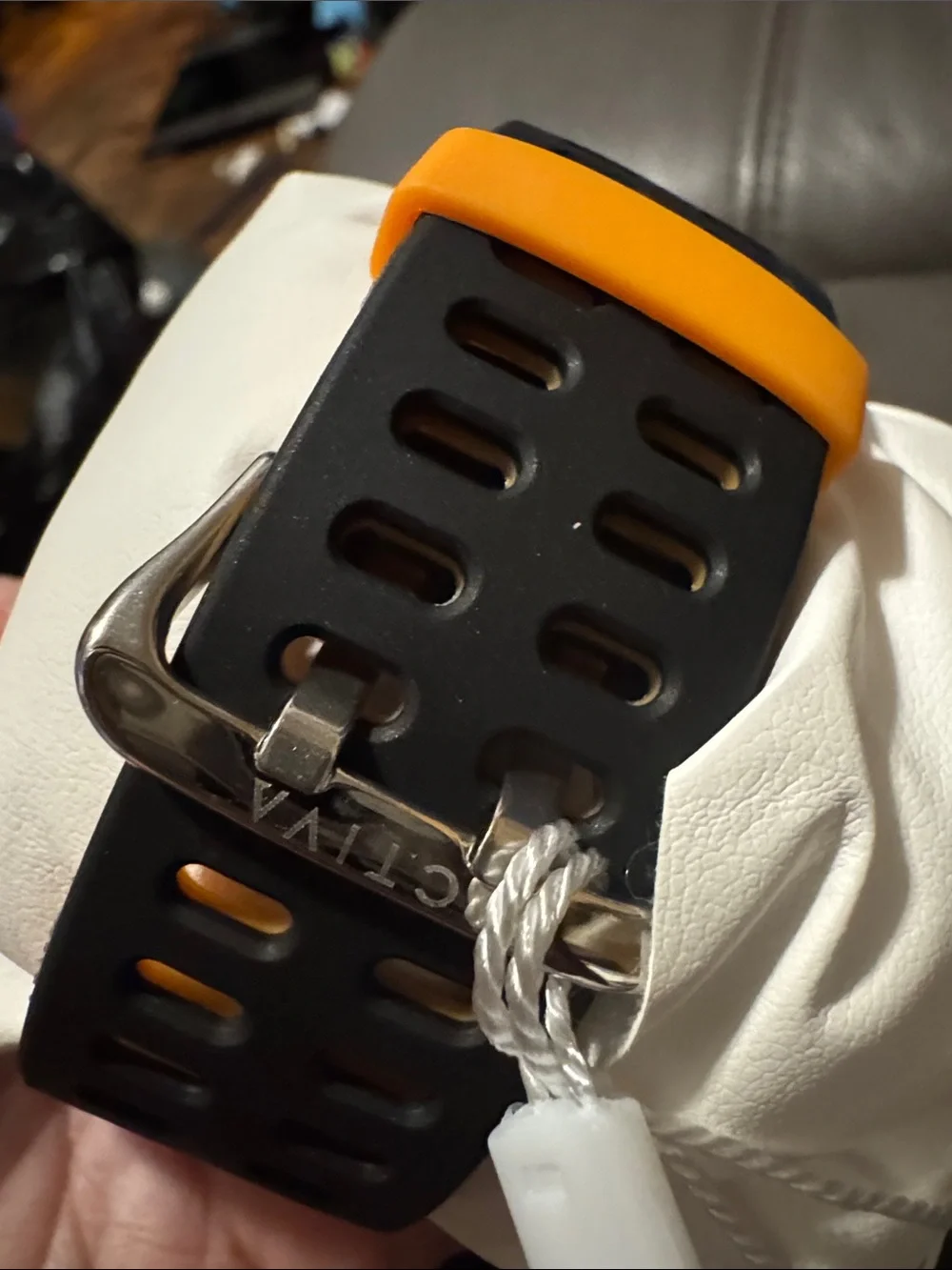 Ativa Black and Orange Rugged Digital Sport Watch